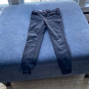 black skinny jeggings